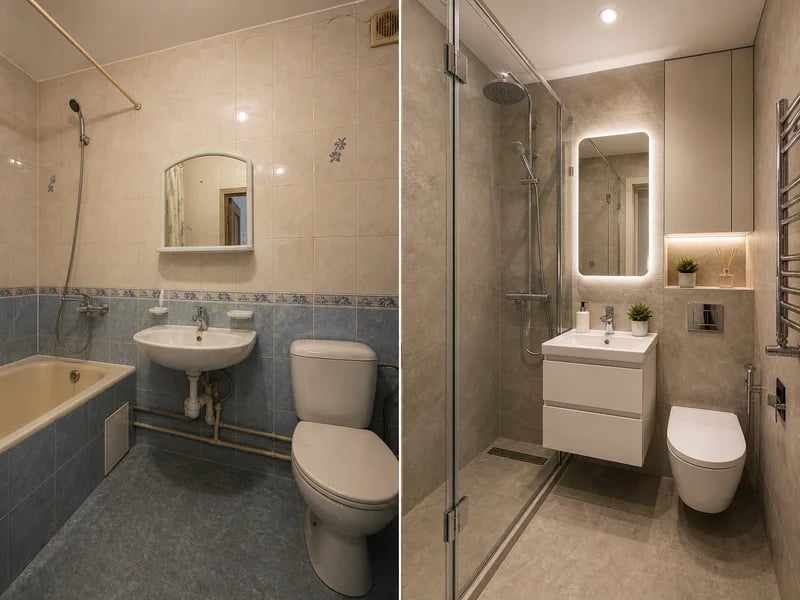 Baie 6 m²